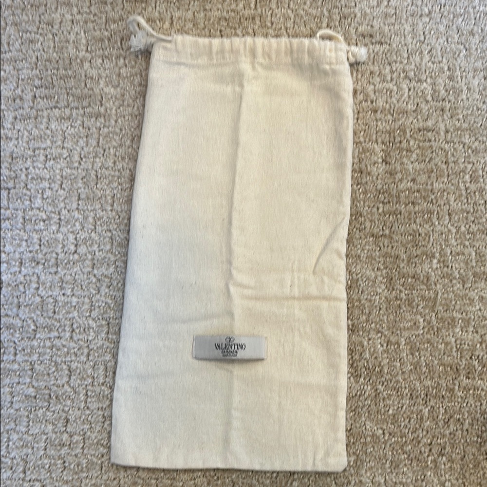 Valentino Cream Accessory Pouch